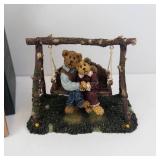 Boyds Bears & Friends Bearstone Collection Swing Time Romance Premier Edition #1146/1800