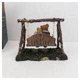 Boyds Bears & Friends Bearstone Collection Swing Time Romance Premier Edition #1146/1800