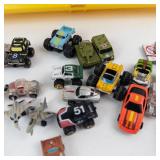 Galoob Micro Machines 1989 Collection - 27 Cars & Road Signs in Wall-Hanging Display Case