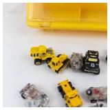 Galoob Micro Machines 1989 Collection - 27 Cars & Road Signs in Wall-Hanging Display Case