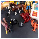 Ravensburger Puzzle, Breyer Horses and Assorted Vintage Toys