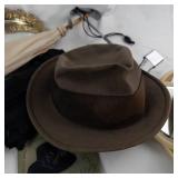 Assorted Vintage Hats, Mirrors & Umbrellas - Antique Accessories