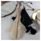 Assorted Vintage Hats, Mirrors & Umbrellas - Antique Accessories