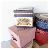 Assorted Vintage Hat Boxes - Lot of 8