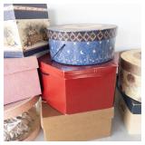 Assorted Vintage Hat Boxes - Lot of 8