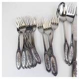 Northland Stainless Steel Flatware Set- Ornate Forks & Spoons