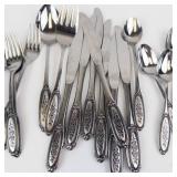 Northland Stainless Steel Flatware Set- Ornate Forks & Spoons
