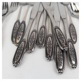 Northland Stainless Steel Flatware Set- Ornate Forks & Spoons