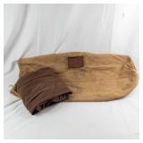 Butler Brothers Canvas Bag & Brown Pants (Lot of 2)