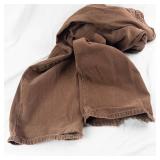 Butler Brothers Canvas Bag & Brown Pants (Lot of 2)
