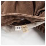 Butler Brothers Canvas Bag & Brown Pants (Lot of 2)