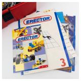 Meccano Erector Set - Plastic Toolbox with Perforated Beams, Motors & Manuals