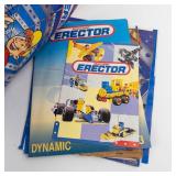 Meccano Erector Set - Plastic Toolbox with Perforated Beams, Motors & Manuals