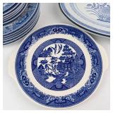 Assortment of Blue and White China