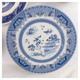 Assortment of Blue and White China