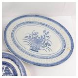 Assortment of Blue and White China