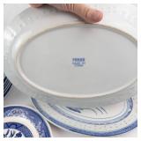 Assortment of Blue and White China
