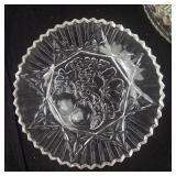 Assorted Clear Pressed Glassware - Bowls, Plates & Serving Dishes