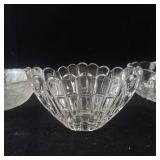 Lot of 3 Crystal Glass Bowls