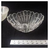 Lot of 3 Crystal Glass Bowls