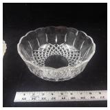 Lot of 3 Crystal Glass Bowls