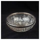 Lot of 3 Crystal Glass Bowls & Compotes Assorted Sizes
