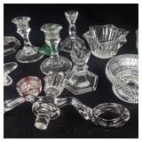 Assorted Glass Candle Holders - Varied Shapes for Decor & Centerpieces