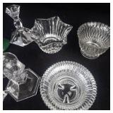 Assorted Glass Candle Holders - Varied Shapes for Decor & Centerpieces
