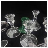 Assorted Glass Candle Holders - Varied Shapes for Decor & Centerpieces