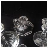 Assorted Glass Candle Holders - Varied Shapes for Decor & Centerpieces