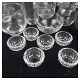 Assorted Clear Glassware (Mixed Lot)