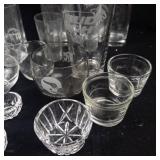 Assorted Clear Glassware (Mixed Lot)