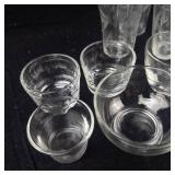 Assorted Clear Glassware (Mixed Lot)