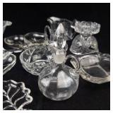 Assorted Clear Glassware - Bowls, Compotes, Sugar Bowls & Cruet