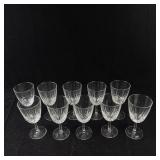 Crystal Stemware Glasses (Lot of 10)