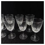 Crystal Stemware Glasses (Lot of 10)