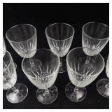Crystal Stemware Glasses (Lot of 10)