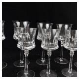 9-Piece Crystal Glass Stemware Set