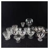 Assorted Crystal Glass Stemware (16-Piece) - Goblets, Wine Glasses & Flutes