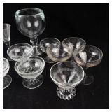 Assorted Crystal Glass Stemware (16-Piece) - Goblets, Wine Glasses & Flutes