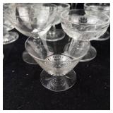 Assorted Crystal Glass Stemware (16-Piece) - Goblets, Wine Glasses & Flutes