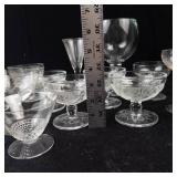 Assorted Crystal Glass Stemware (16-Piece) - Goblets, Wine Glasses & Flutes