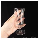 Large Assortment of Clear Glass Stemware