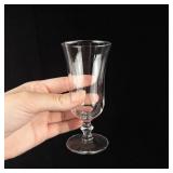 Large Assortment of Clear Glass Stemware