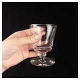 Large Assortment of Clear Glass Stemware