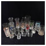 Assorted Beer Glasses - Wurzburger Hofbrau, Banks