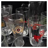 Assorted Beer Glasses - Wurzburger Hofbrau, Banks