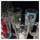 Assorted Beer Glasses - Wurzburger Hofbrau, Banks
