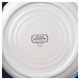 Noritake Stoneware New West Pattern Dinner Plates & Bowls - Made in Japan
