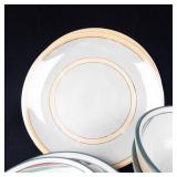 Noritake Stoneware New West Pattern Dinner Plates & Bowls - Made in Japan